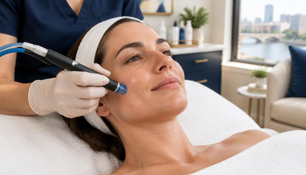 HydraFacial treatment for acne-prone and oily skin at a Grand Rapids medical spa